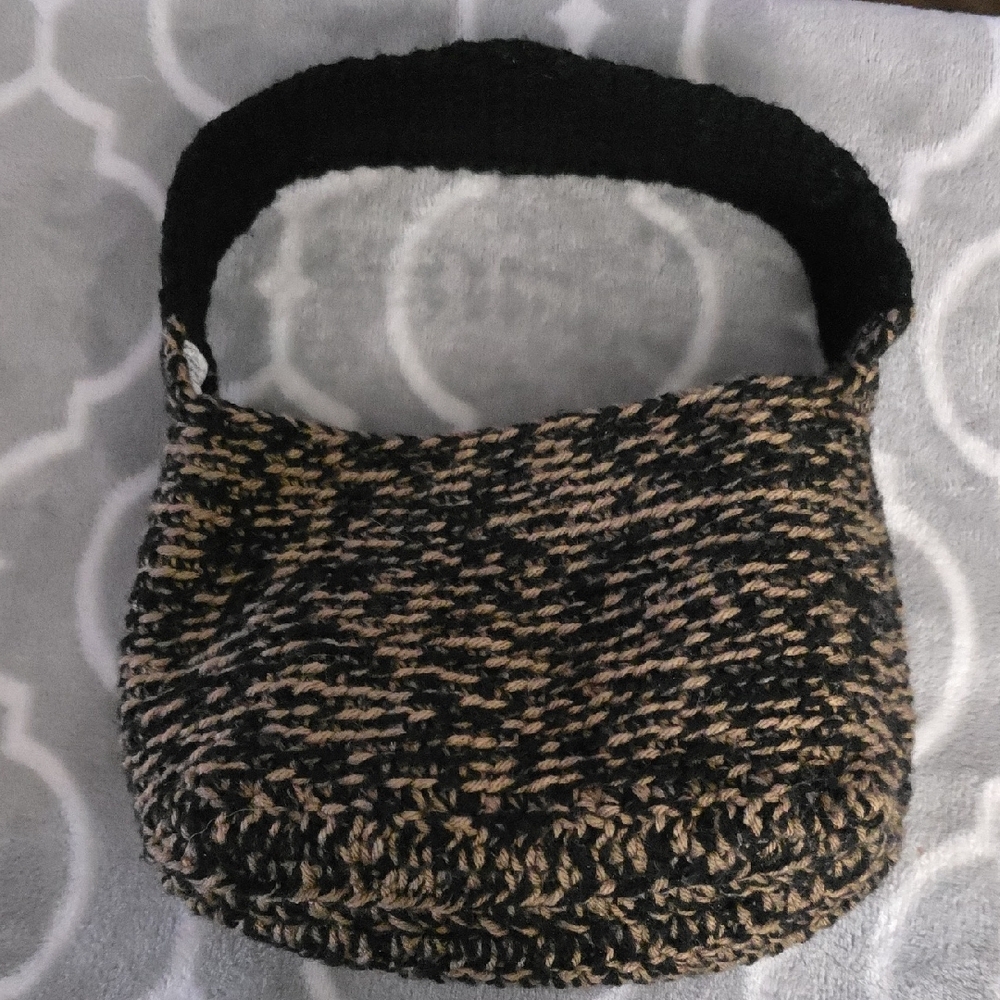 Black and Tan Tote Bag